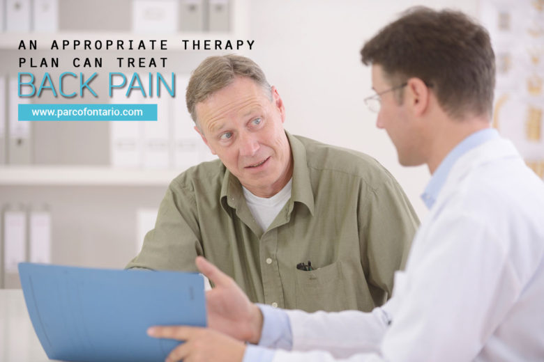 therapy plan can treat back pain.