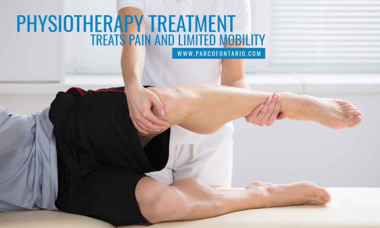 Physiotherapy treatment treats pain and limited mobility