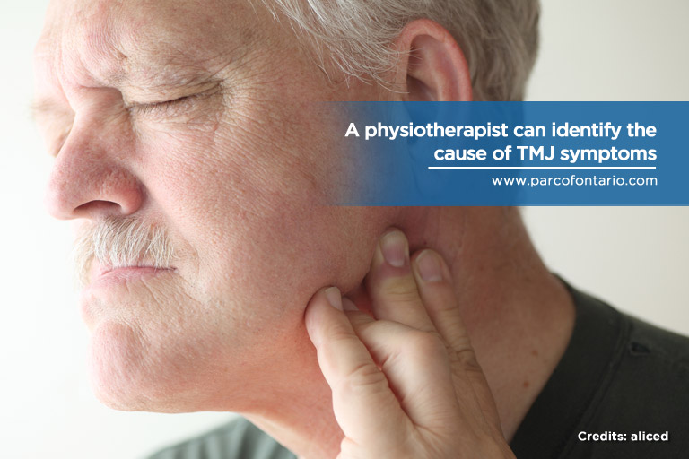 A physiotherapist can identify the cause of TMJ symptoms