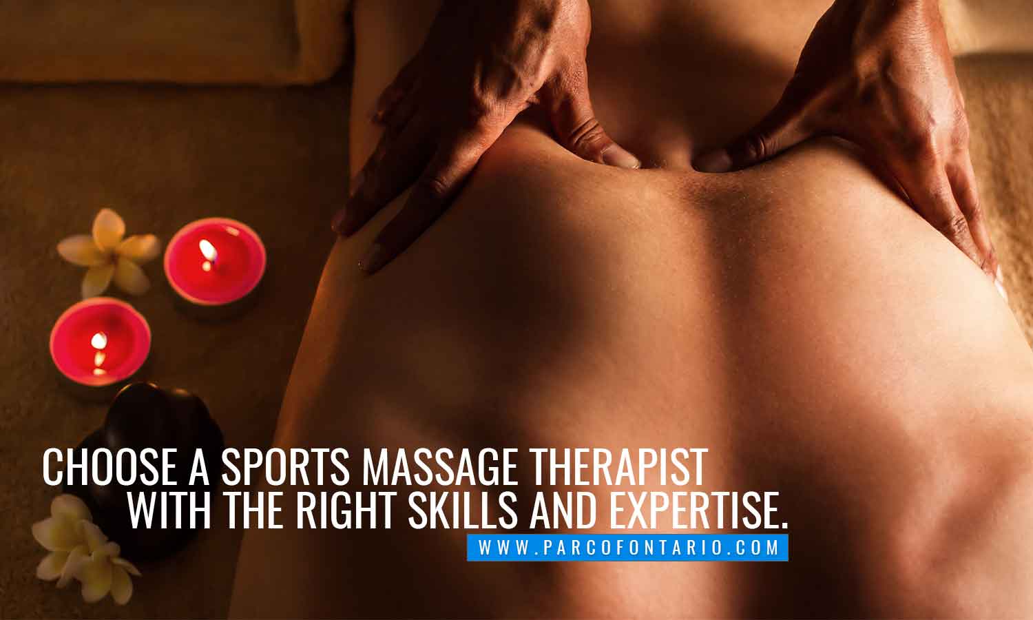 Choose a sports massage therapist