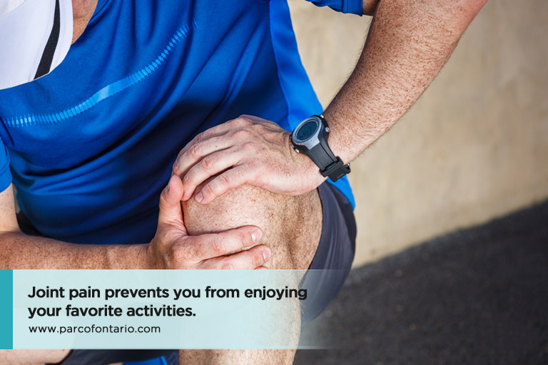 Joint pain prevents you from enjoying your favorite activities.