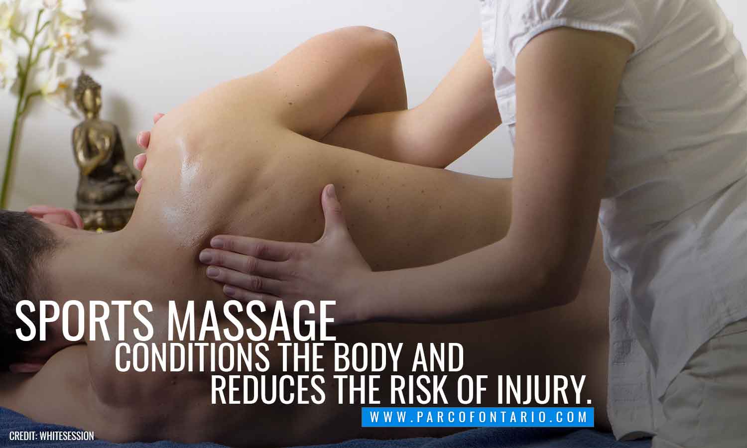 Sports massage conditions body reduces injury