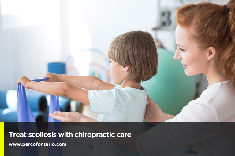 Treat scoliosis with chiropractic care