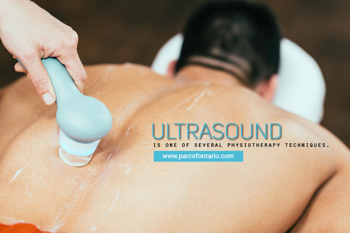 Ultrasound is one of several physiotherapy techniques.