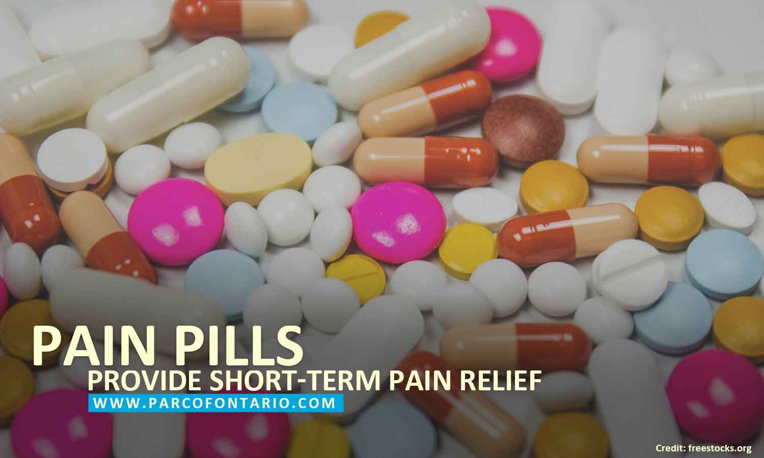Pain pills provide short-term pain relief
