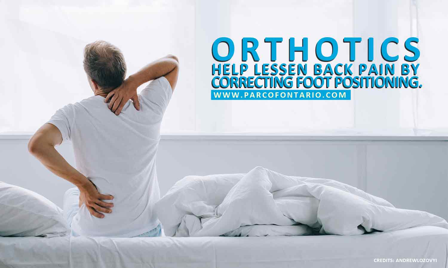 Orthotics help lessen back pain