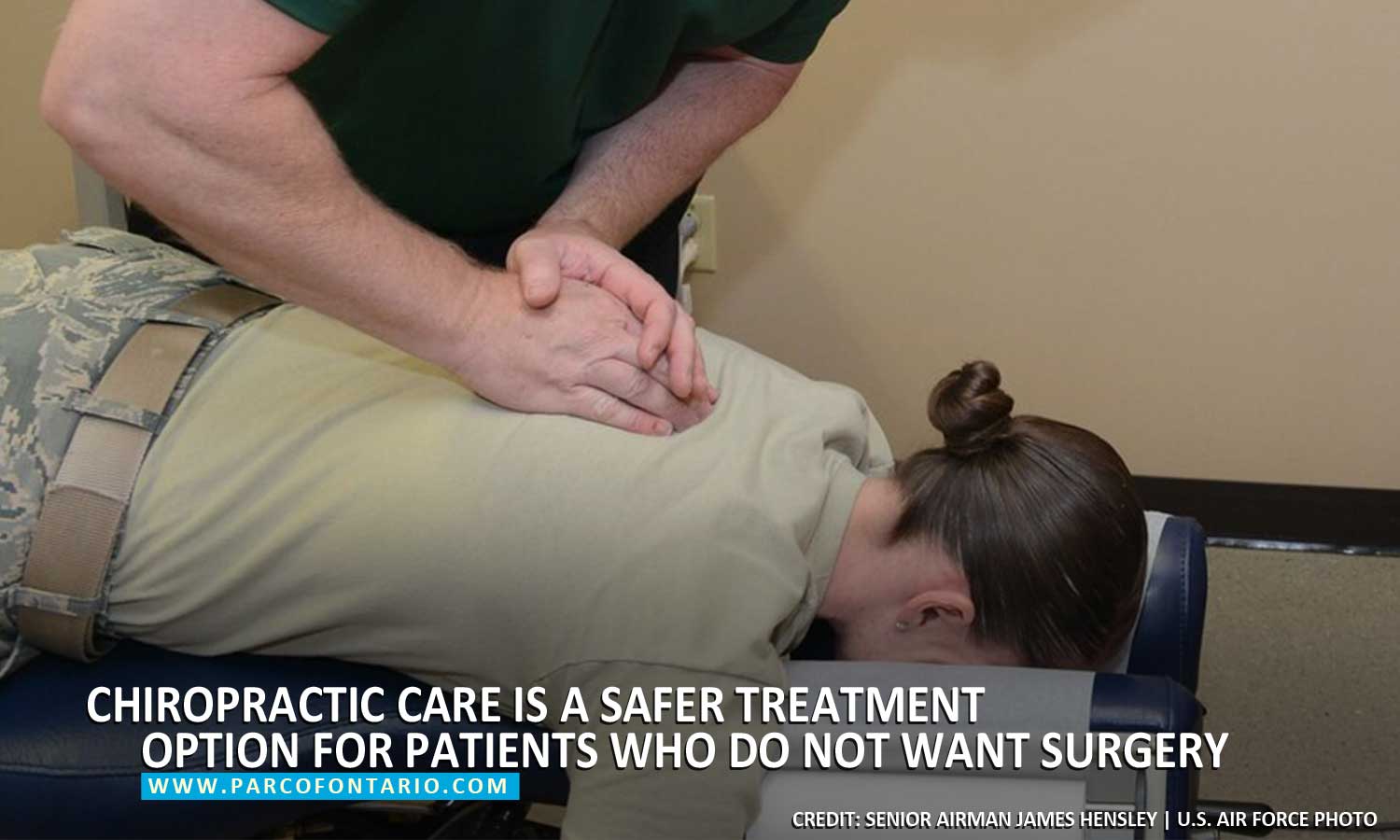Chiropractic care is a safer treatment 