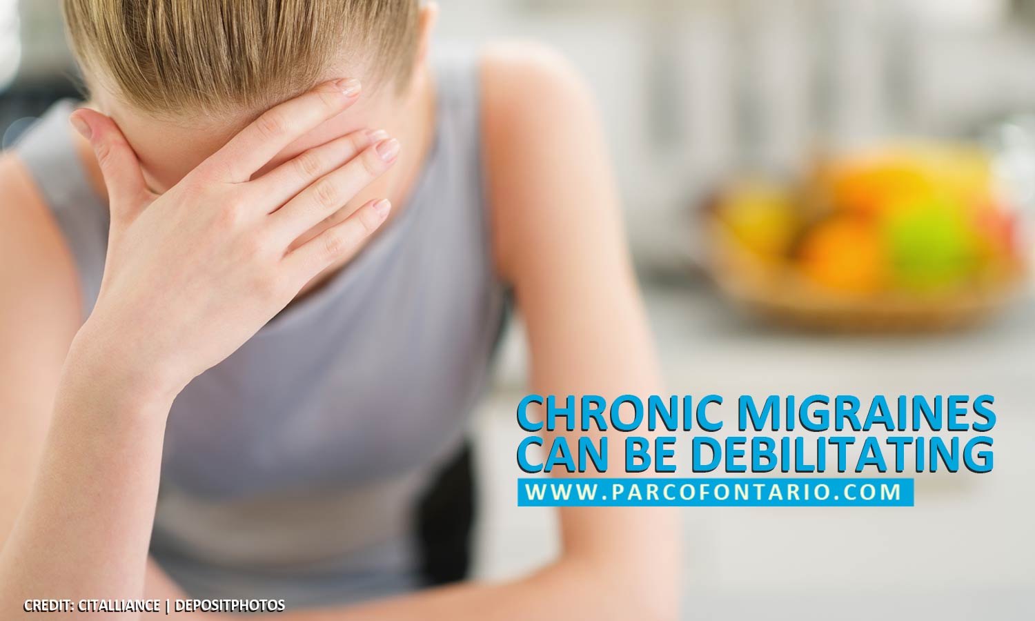 Chronic migraines can be debilitating