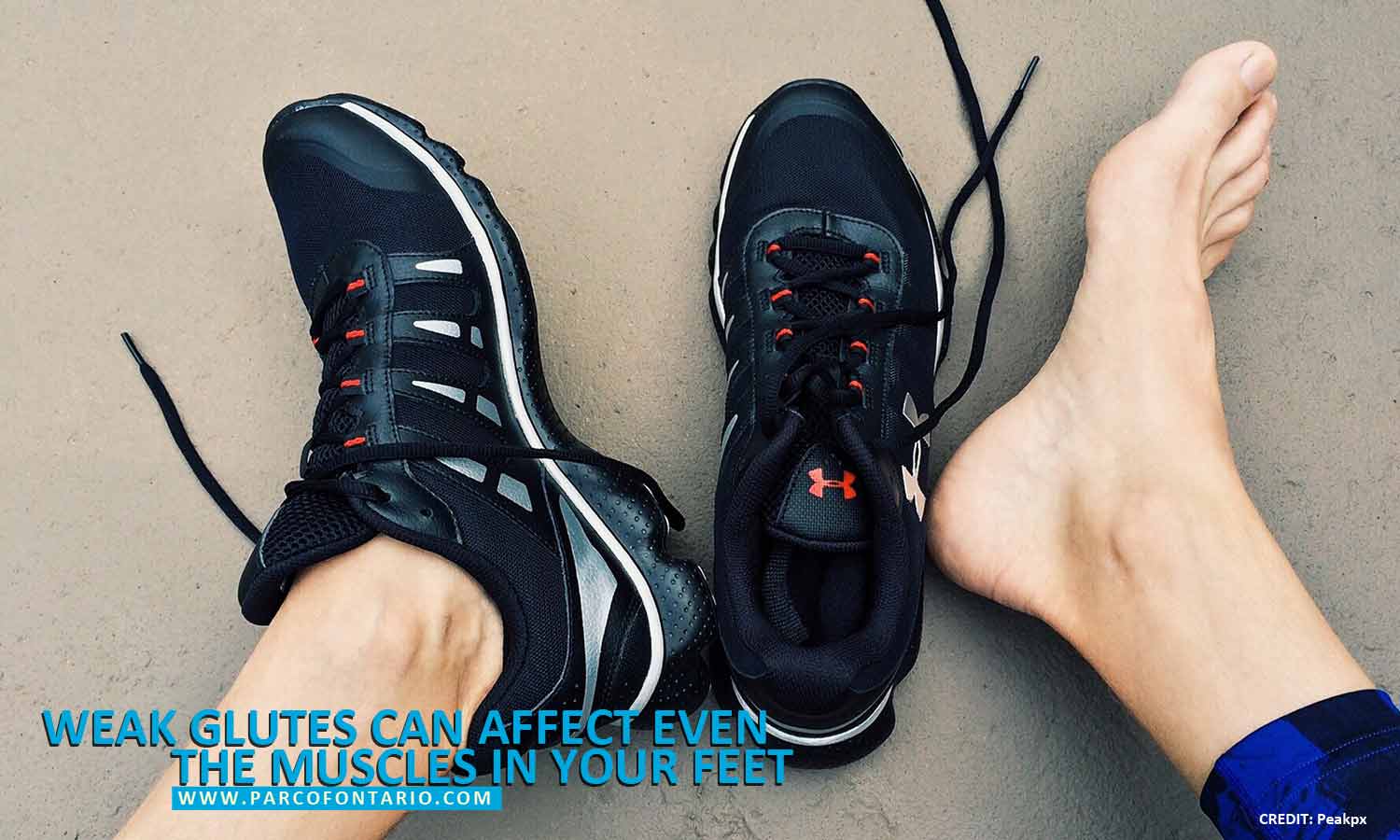 Weak glutes can affect even the muscles