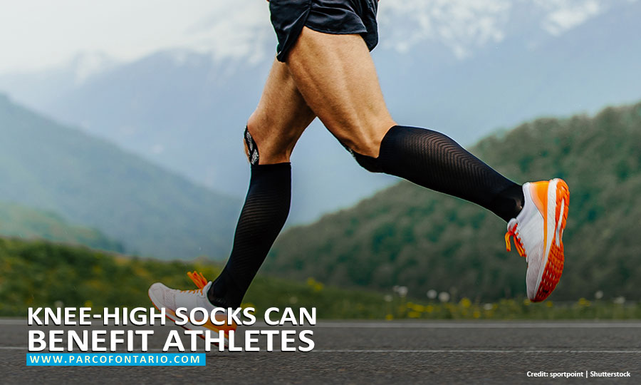 Knee-high socks can benefit athletes