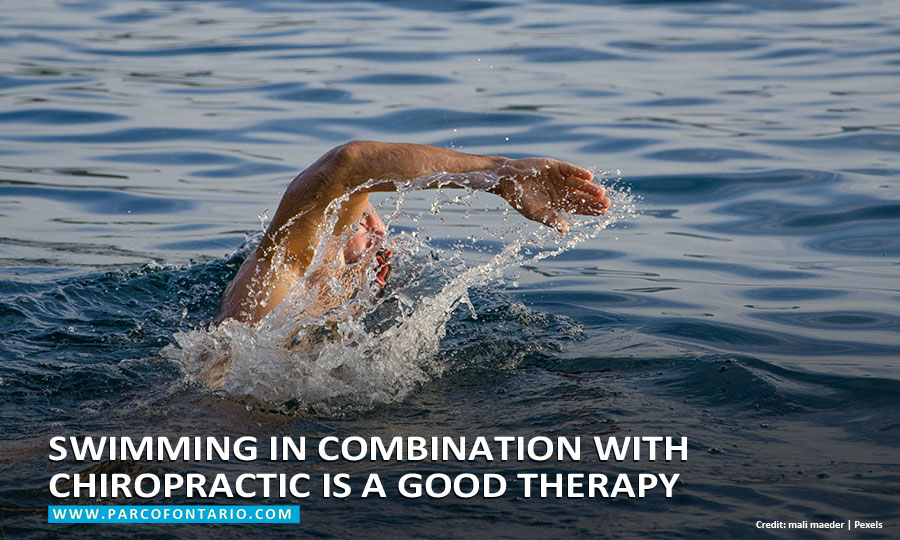 Swimming in combination with chiropractic is a good therapy