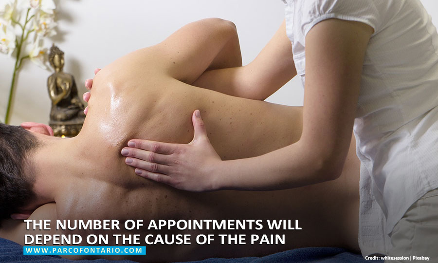 The number of appointments will depend on the cause of the pain