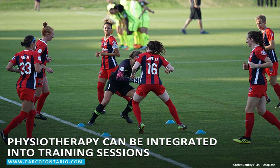Physiotherapy can be integrated into training sessions