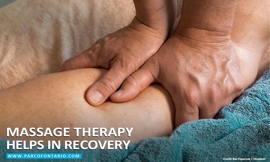 Massage therapy helps in recovery