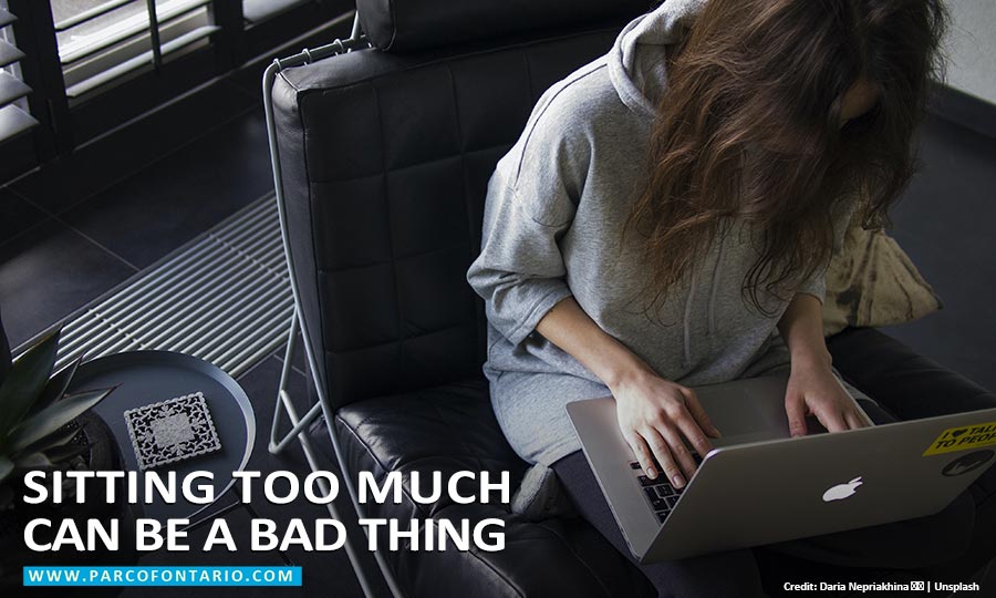 Sitting too much can be a bad thing