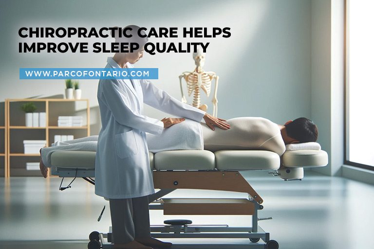 Chiropractic care helps improve sleep quality